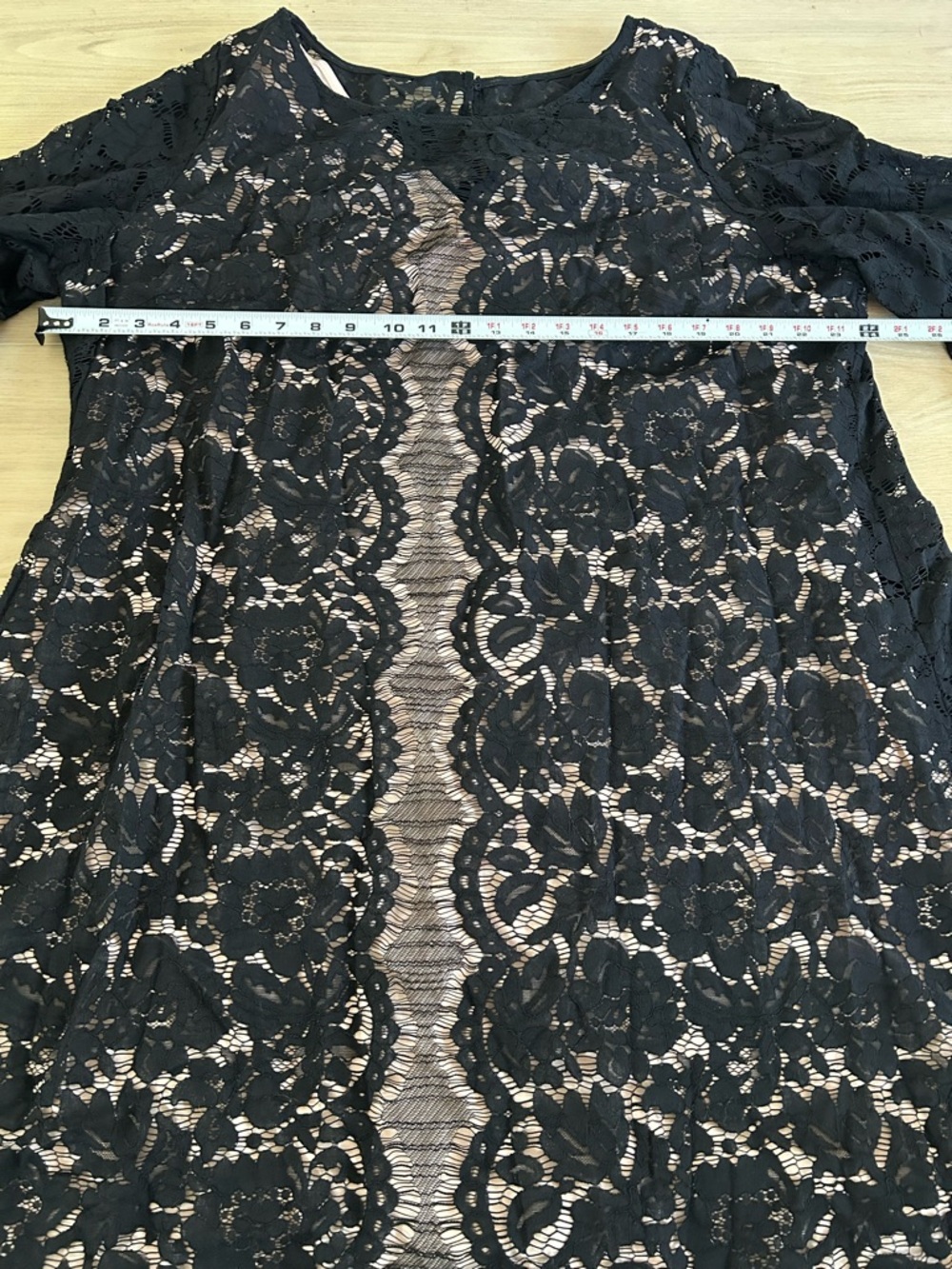 Lane Bryant Black Lace Bell Sleeve Dress - Picture 5 of 10
